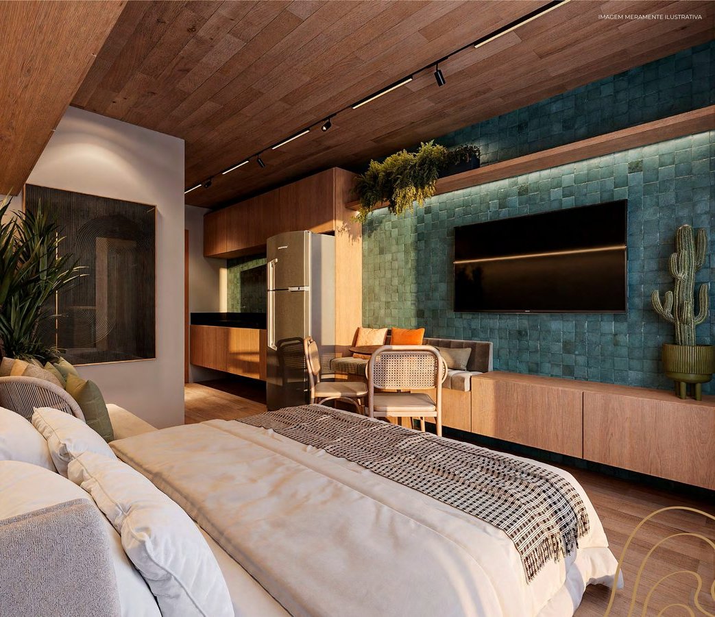 Studio decorado
